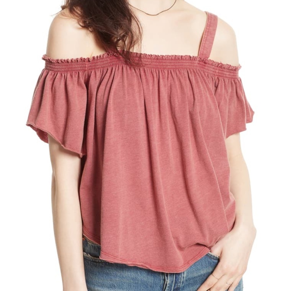 Free people darling off the shoulder top